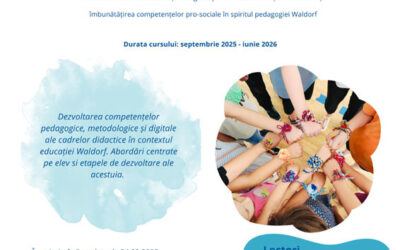 Comunicat de presă Școala Gimnazială Liberă Waldorf București și Ascendis Consulting lansează cursul de formare pentru cadre didactice 2025–2026